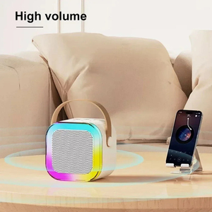 K12 loa âm thanh cao cấp Nhà nhỏ KTV Karaoke Micro trẻ em chuyên nghiệp hát Cột loa không dây - Product Image 6