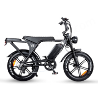 VOMO C80 alman depo 25km 50km motorsiklet 250W yüksek hızlı dağ e-bisiklet VOMO V8 yağ lastik yol bisikleti süper Fatbike 73