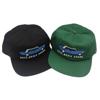 Nieuwe aanwinst: 5-panel petten voor volwassenen met aangepaste geborduurde logo's, ongestructureerde flat brim snapback cap