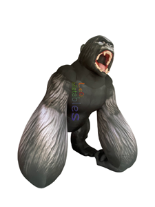 <span class=keywords><strong>Location</strong></span> de gorille gonflable géant réaliste pour l'extérieur, modèle gonflable de King Kong noir pour la décoration d'événements - Product Image 2
