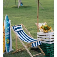 Chaise longue pliante Oxford imprimée sur mesure chaise longue portable en acier inoxydable pour bain de soleil au bord de la piscine utilisation extérieure solide