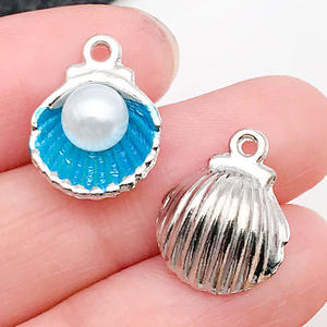 Ciondoli in Metallo Smaltato a Tema Vita Marina, Ciondoli Personalizzati a Forma di Stella Marina e Conchiglia per Bracciali, dal Produttore - Product Image 4