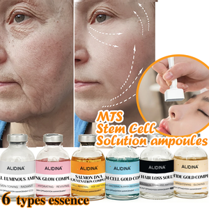 Ampolla de solución de células madre R 6 tipos M // TS, antienvejecimiento, eliminación de arrugas y cicatrices, suero de ampolla antienvejecimiento de ADN de salmón - Product Image 1