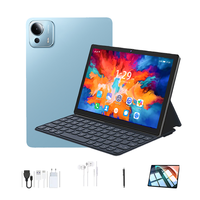 Tablette PC portable téléphone Tablette Tableta Office Professional 10,1 pouces Wifi Clavier Android 15 8 Go + 256 Go Double caméra Appel par carte SIM