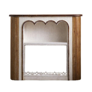 Vintage <b>Fireplace</b> Mantel With Shelf And Decorative Display For Living Room Or Entryway Classic Style A3033 - Product Image 5