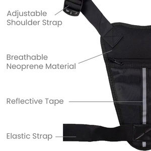 حقيبة صدر تكتيكية عصرية خفيفة الوزن متعددة الأغراض للرياضات الخارجية وركوب الدراجات وملابس الشارع - Product Image 3