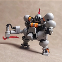 94 Piezas de Bloques de Construcción de Caballero Medieval, Figura de Caballero de Juguete, Modelo de Robot con Arma, Juego de Construcción DIY para Niños, Regalo