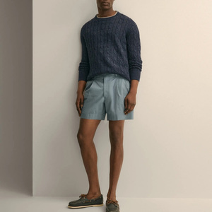 <span class=keywords><strong>Maglione</strong></span> Classico da <span class=keywords><strong>Uomo</strong></span> con Collo Rotondo, Maniche Raglan Blu, Pullover Lavorato a Maglia, Vestibilità <span class=keywords><strong>Slim</strong></span>, Polsini a Costine, <span class=keywords><strong>Maglione</strong></span> Basic da <span class=keywords><strong>Uomo</strong></span> - Product Image 2