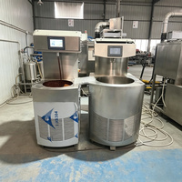 220V Chocolade Tempereringsmachine 25L Staande/Verticale Continue Automatische Chocolade Tempereringsapparatuur voor Fabrieken