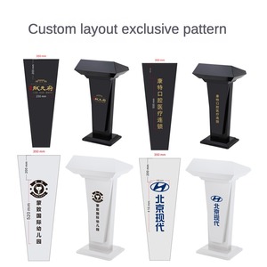 Bục của máy chủ đứng bài phát biểu đứng Chào mừng đứng tiếp tân đứng chủ tịch của bài giảng bảng khách hàng đứng bục bàn - Product Image 5