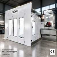 Cabine de peinture automobile certifiée CE avec unité de chauffage au diesel, équipement de four de retouche pour carrosserie