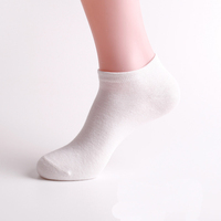 Vente en gros personnalisée Chaussettes d'été en coton et polyester pour hommes avec logo Chaussettes unisexes pour hommes d'affaires à coupe basse et à bas prix