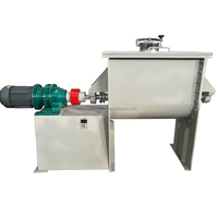 500l nastro Mixer in acciaio inox tipo orizzontale doppio nastro elicoidale frullatore a polvere secca macchina di miscelazione per spezie/fertilizzante
