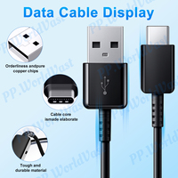 Meilleure vente 1M USB-A Type-C câble de données de charge rapide 3A chargeur Super vitesse pour Samsung A23 A70 Compatible écouteur feuille