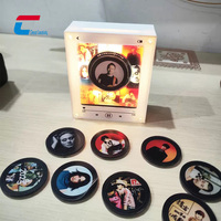 Boîte à musique personnalisée avec disque NFC rotatif, aimant de réfrigérateur en acrylique, lecteur de musique NFC