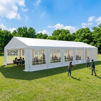 Tente de fête de luxe Suihe en acier, forme dôme, design coupe-vent, installation facile, garantie 1 an pour événements et divertissements en extérieur
