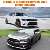 Housse de voiture extérieure imperméable 210T sur mesure pour Dodge Charger/Chrysler 300 300C 2006-2025 avec fermeture éclair, coupe-vent et résistante