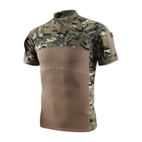 Couleur verte Chasse Uniforme Costume Grenouille T-Shirt Tactique été Sports de Plein Air T-shirt
