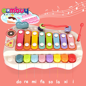 Jouet éducatif précoce pour enfant, <span class=keywords><strong>piano</strong></span> à clapet 2 en <span class=keywords><strong>1</strong></span>, pour jouer ou faire de la musique - Product Image 3