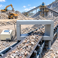 Détecteur de métaux numérique haute sensibilité avec convoyeur à bande automatique pour le traitement des mines d'or