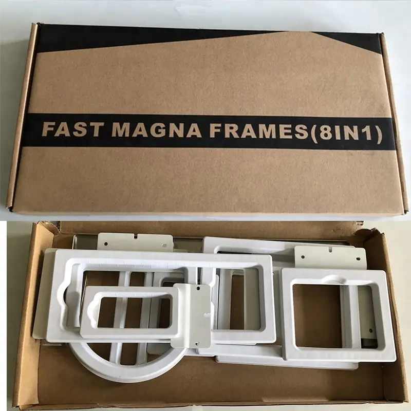 High Quality Tajima Embroidery Machine Spare Parts Embroidery 8IN1 Fast Magnetic Frame Tajima Embroidery Machine Mighty Hoops