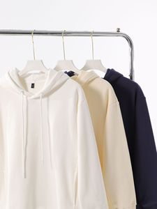Sudadera con <span class=keywords><strong>Capucha</strong></span> de Felpa Gruesa de 600g, Estilo Holgado con Hombros Caídos, Tejido Elástico Unisex, Bolsillo Lateral Bordado - Product Image 3