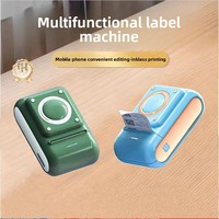 Printer Stiker Mini Portabel Printer Label Barcode 50mm 203DPI 1200mAh Mesin Label Harga untuk Ritel Butik