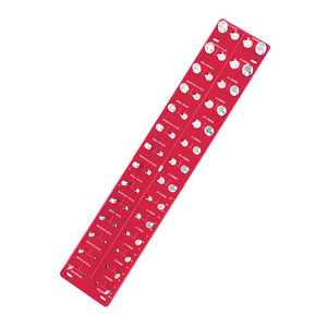 Jauge de pas de filetage en alliage d'aluminium, outil de mesure multi-tailles métrique et impérial pour vis, écrous et boulons - Product Image 6