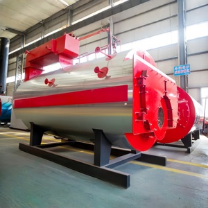 หม้อไอน้ำก๊าซเชื้อเพลิง WNS 5ton 3ton 1 t/h สำหรับโรงกลั่นแอลกอฮอล์ - Product Image 1