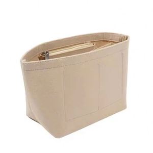 New Felt Cloth Bag Insert Organizer Cosmetic <b>Makeup</b> Bag Organizer Travel Chain Bag Women's Shoulder <b>Box</b> - Product Image 3