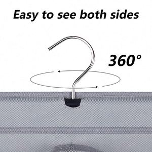 ตู้เก็บของแบบแขวนสำหรับหมวกและรองเท้า พร้อมตาข่ายจัดเก็บ - Product Image 3