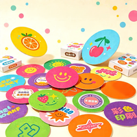Sous-verres en papier à motifs géométriques colorés, imprimés sur mesure, modernes et absorbants, ensemble de tapis à boissons