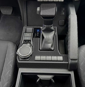 WZXD Control Trim for for Carbon Console Gear Shifter <b>Car</b> ABS Sticker Cover <b>Decorative</b> - Product Image 2