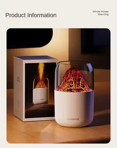 Humidificateur portable miniature 3D simulé <span class=keywords><strong>volcan</strong></span> de 300 ml en gros, diffuseur d'aromathérapie aux huiles essentielles pour un usage domestique - Product Image 2