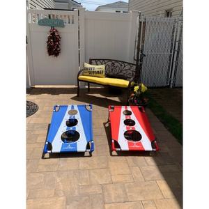 Juego de Cornhole Portátil y Plegable de Plástico Oxford para Niños y Adultos, Seguro para el Hogar y el Jardín, con Objetivo de Tiro al Blanco y Tri Toss - Product Image 6