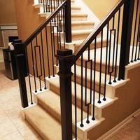 Pièces de garde-corps en fer forgé ornementales balustres broches pour escalier main courante balustrade balcon porte clôture