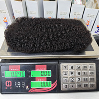 Promotion 4$ Letsfly Afro Kinky Hair 9A Extension de cheveux humains brésiliens pour tresses Fournisseur de cheveux 40 grammes par paquet Cheveux naturels