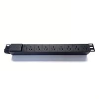 PDU Leayo 1U 8 prises 10A 32A 8000W avec entrée gauche pour salles de serveurs