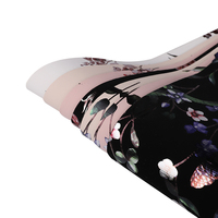 Vente en gros de tissu synthétique en cuir PU gaufré doux imprimé numériquement en PVC personnalisé, imperméable et résistant à l'abrasion, pour chaussures et sacs