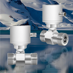 Độ chính xác cao hiển thị kỹ thuật số tuabin lưu lượng kế nhỏ-khối lượng cảm biến cho nước rượu lưu lượng dầu với xung hiện tại 485 đầu ra - Product Image 3