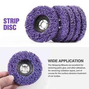 Disque à bande polyvalent <span class=keywords><strong>de</strong></span> 4, 4,5 et 5 pouces pour meuleuse d'angle - Disque <span class=keywords><strong>de</strong></span> décapage <span class=keywords><strong>de</strong></span> peinture pour bois, métal, rouille et décapage <span class=keywords><strong>de</strong></span> revêtements - Product Image 5