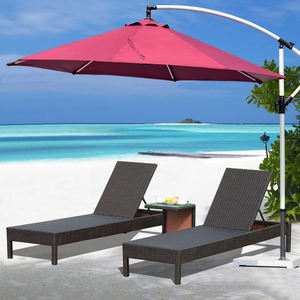 Tumbonas modernas de mimbre para exteriores, cómodas tumbonas para el sol - Product Image 2