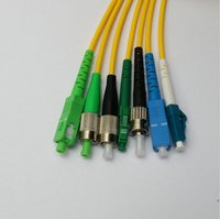 Cordon de brassage fibre optique monomode 9/125 duplex SC/UPC-SC/UPC extérieur de haute qualité pour réseau télécom GPRS, certifié RoHS