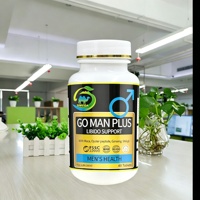 GO MAN PLUS Maca Ginseng Peptide Huitre Shilajit Sante Homme Libido Energie Complement Plantes 800mg 40 Comprimes