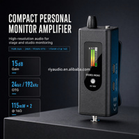 Amplificateur de casque portable professionnel EM-1, système de monitoring IEM, amplificateur de casque en métal pour utilisation en studio
