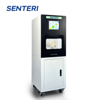 Fresadora de Cinco Ejes para Laboratorio Dental SENTERI 5X-CG-PRO, para Fresado en Seco y Húmedo, con Discos de Zirconia, Vitrocerámica y Aleación de Titanio