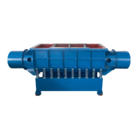 Machines de finition vibratoires linéaires de 450 L pour le renouvellement et le nettoyage des surfaces de grandes pièces de quincaillerie