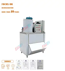 Top Sale Industrial 400kg Daily Output Flake Ice Machine Stainless Steel Ice Maker