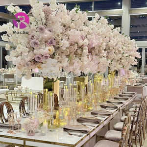 Base de Bola de Flores Dorada para Boda, Pedestal Grande para Bola de Flores, Centro de Mesa Metálico Dorado Brillante, Soporte para Flores para Decoración de Fiestas de Boda - Product Image 5