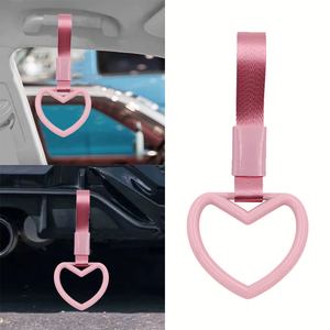 Breloque JDM Heart <span class=keywords><strong>Tsurikawa</strong></span>, sangle de poignée pour poignée de porte de train, de bus ou de métro, luminescente dans le noir, pour l'intérieur de la voiture, anneau de traction pour métro - Product Image 5